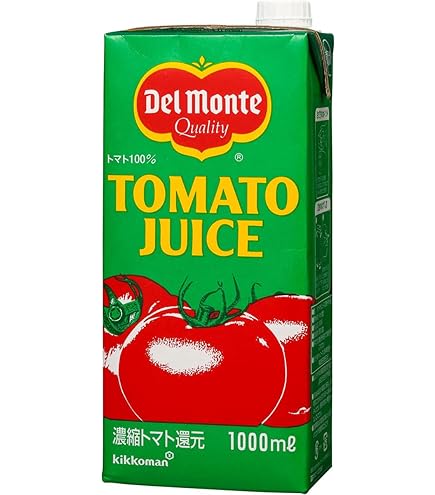 Amazon.co.jp: Del Monte デルモンテ トマトジュース 1L紙パック×6本入